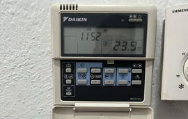 Αντλία θερμότητας DAIKIN Υψηλών Θερμοκρασιών (80oC) στο νομό Τρικάλων
